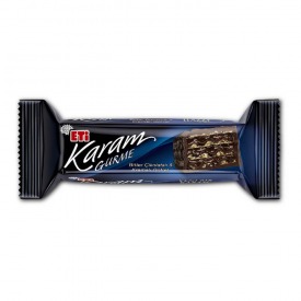 Karam Gurme Bitter Çikolatalı & Kremalı Gofret 50 Gr