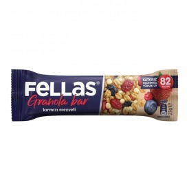 Kırmızı Meyveli Granola Bar 23 Gr